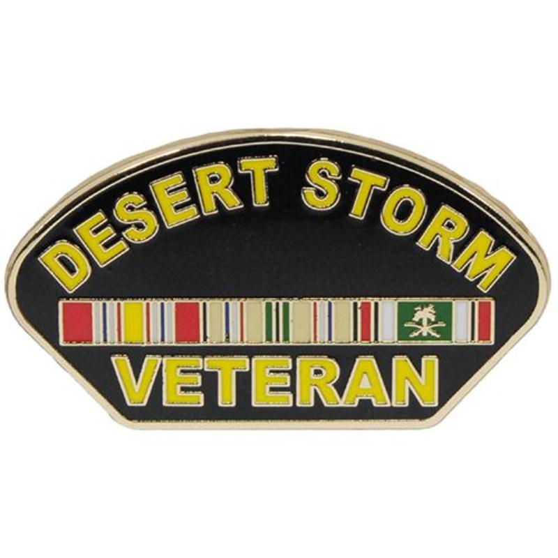 P14249 Pin - Desert Strom Veteran - 1.25 in.