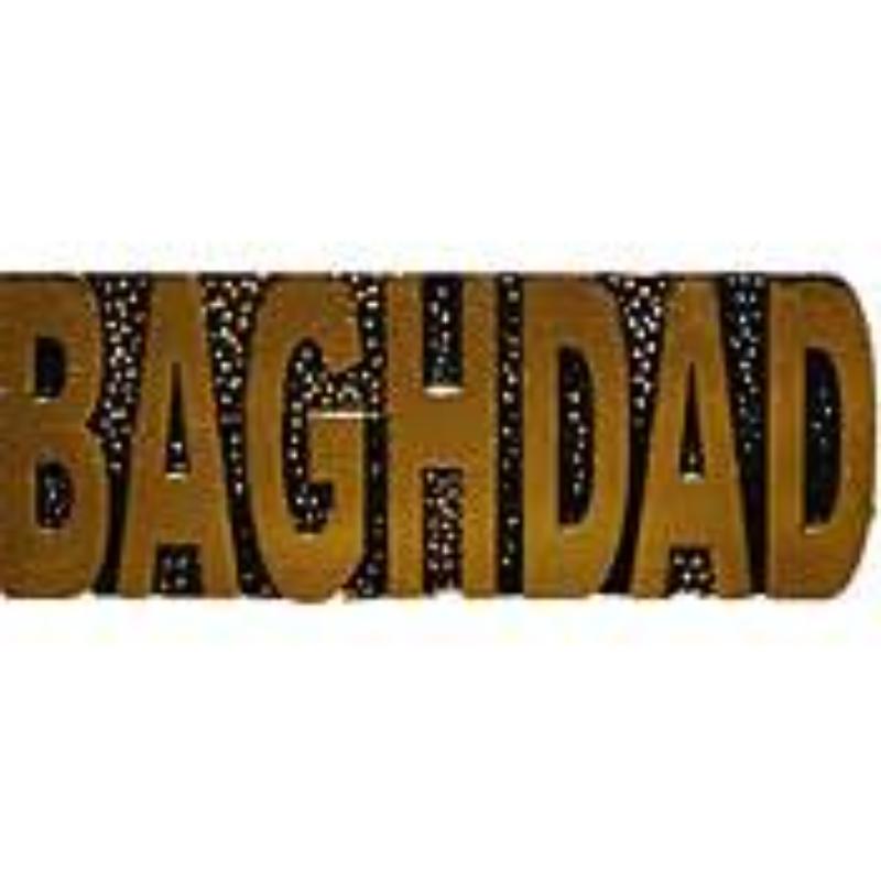 P12411 Pin - Iraqi Freedom, Script - Baghdad - 1.25 in.