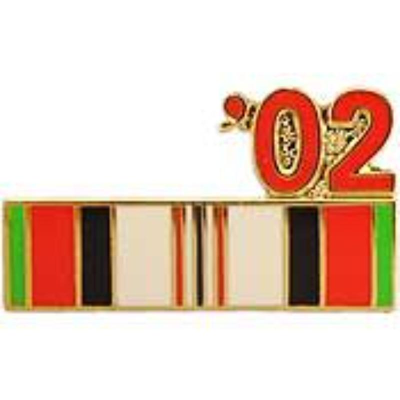 P12294 Pin - Enduring Freedom, Ribbon 2002 - 0.88 in.