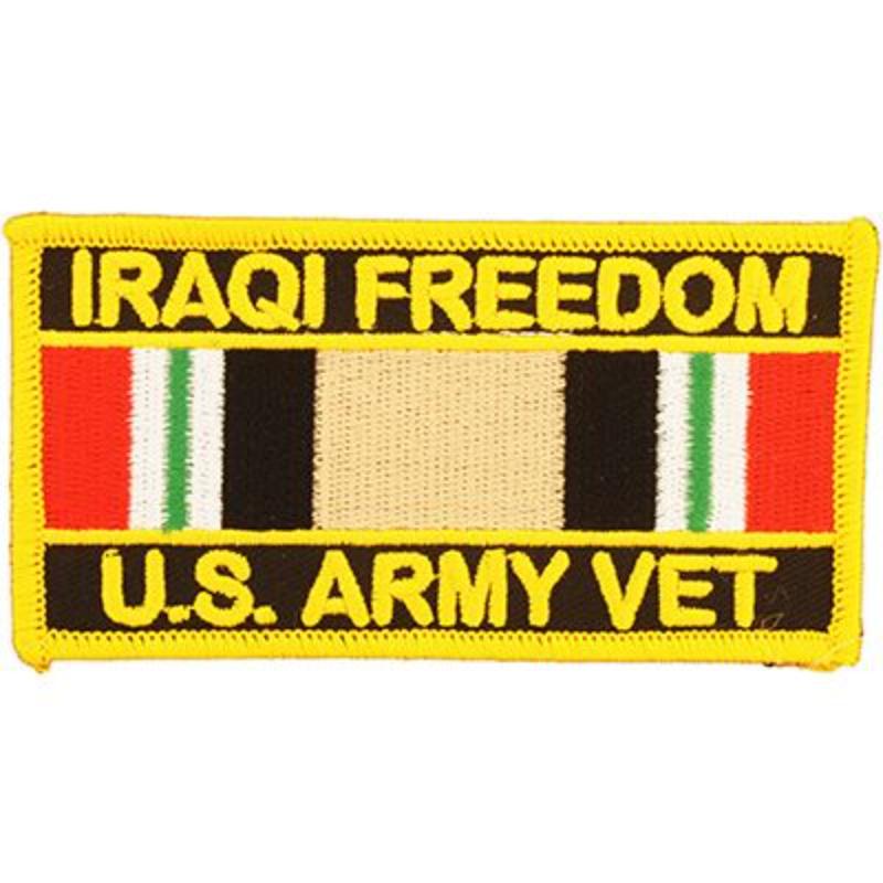 PM1148 Patch - Iraqi Freedom Army - Service Ribbon - 4 x 2.13 in.