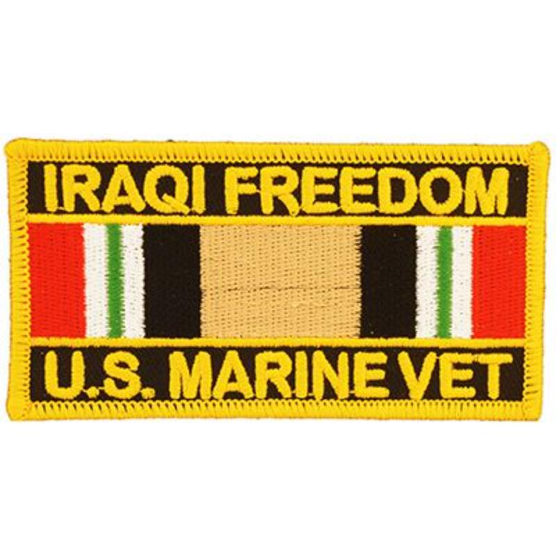 PM1149 Patch - Iraqi Freedom USMC - Service Ribbon - 4 x 2.13 in.