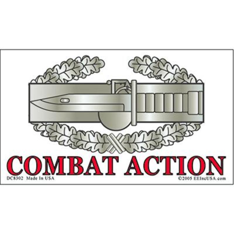 DC8302 Sticker - Army, Cab - Clear Vinyl - 2.75 x 4.75 in.