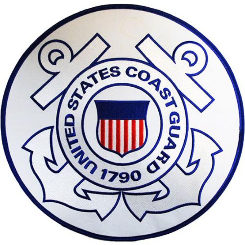 PM9202 Patch - United States Coast Guard, Logo - 12 Piece - 12 in.