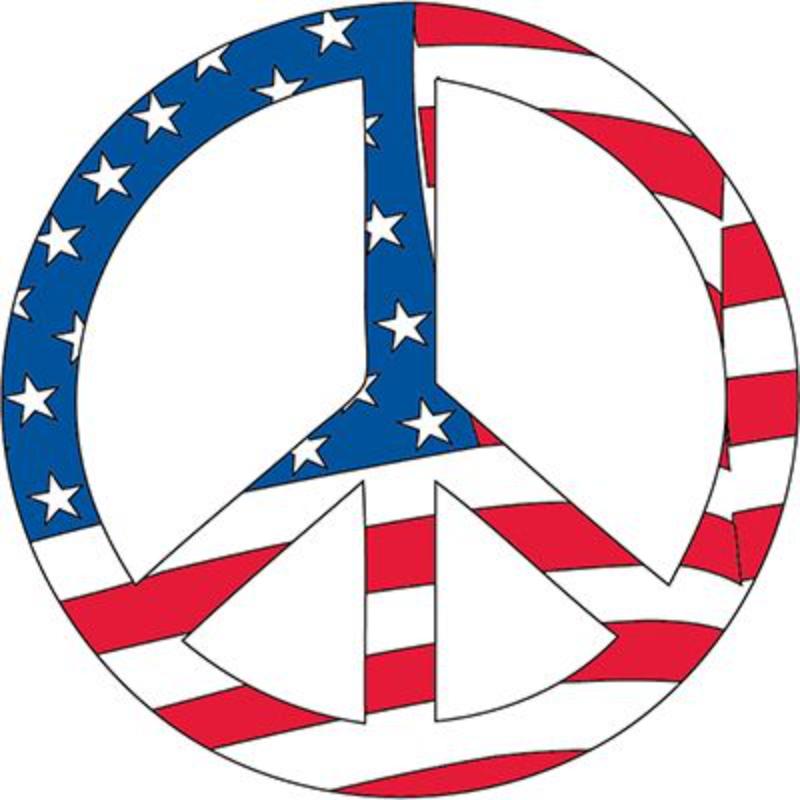MG1454 Magnet - Peace Sign - 2.625 in.