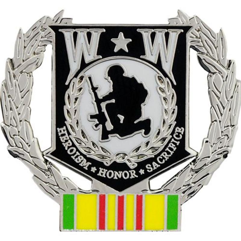 P12211 Pin - Wounded Warrior Vietnam - 1.125 in.