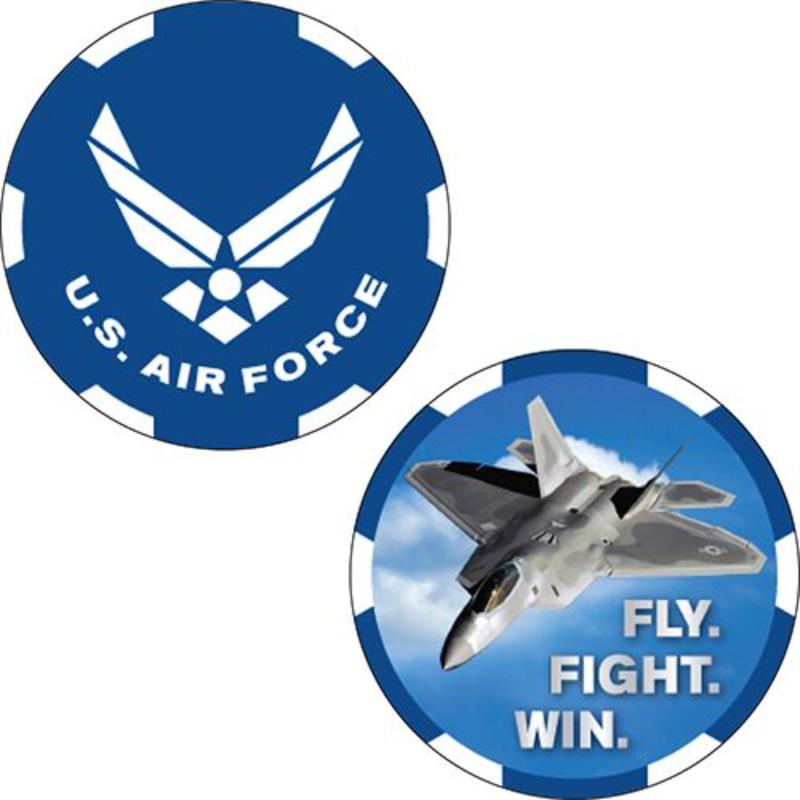 Picture of Eagle Emblems CH3540 Challenge Coin - USAF Fly&#44; Fight Win - 1.75 in.