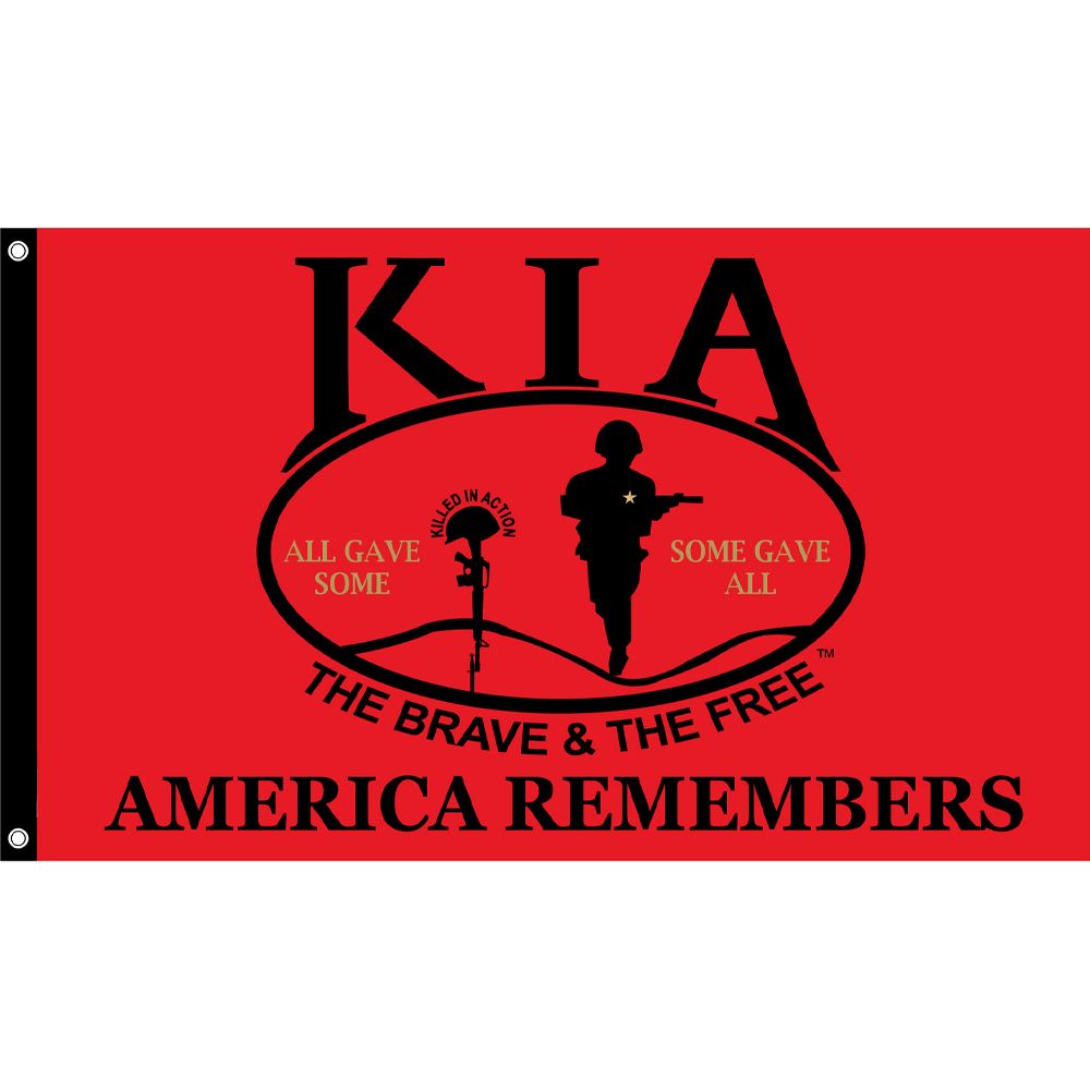 F2345 Flag - Kia, Some Gave All - 2 x 3 ft.