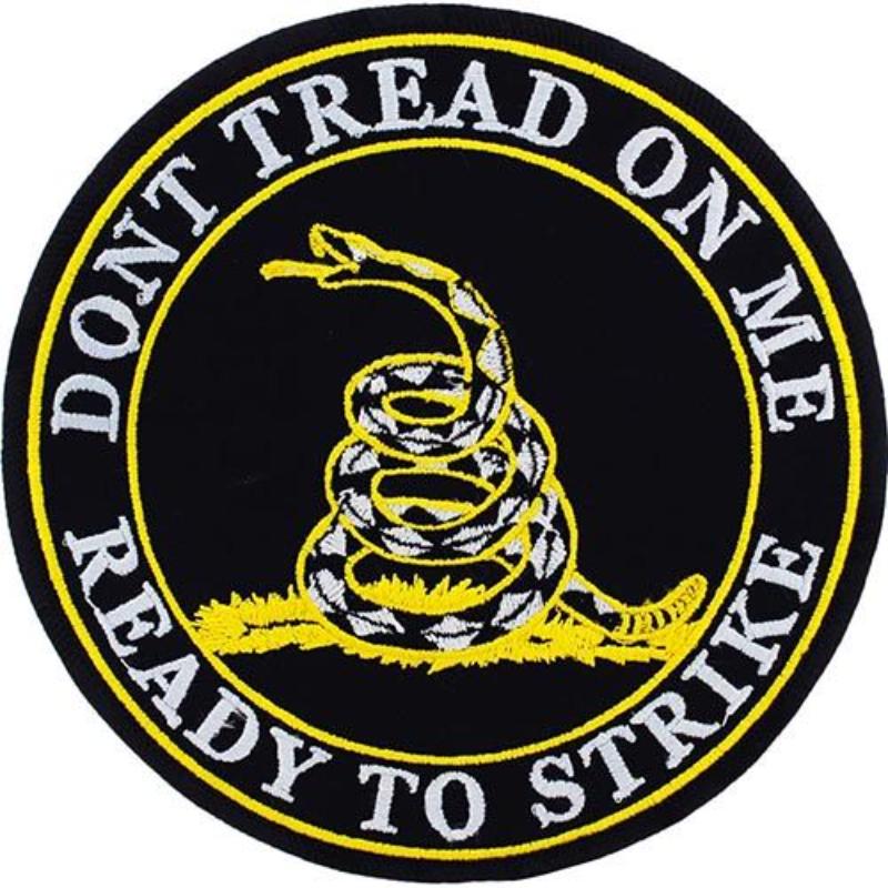 PM7104 Patch - Dont Tread on Me - Black - 5 in.