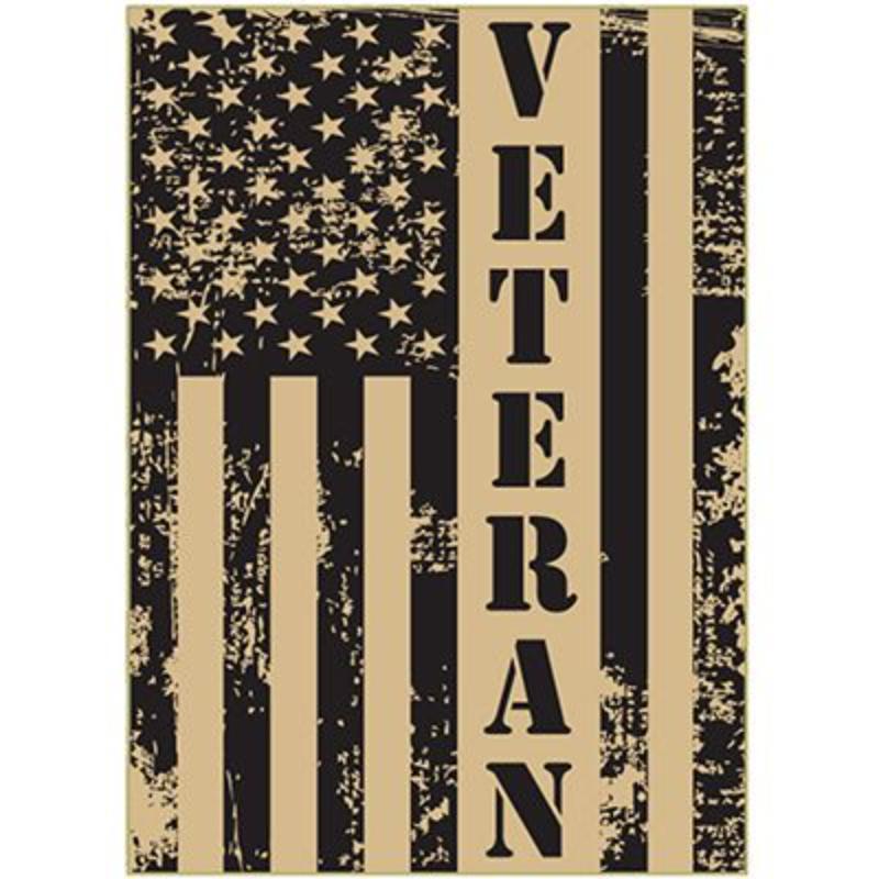 MG0826 Magnet - USA Veteran Button - 2.5 x 3.5 in.