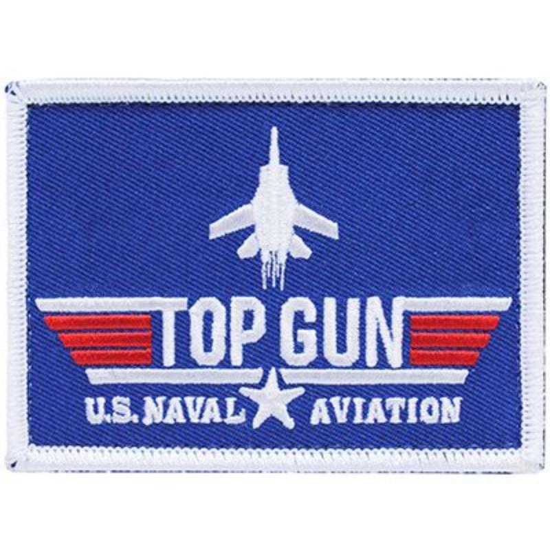 Picture of Eagle Emblems PM0038V Patch - USN&#44; Top Gun Shield - Cloth Hook & Eye - 3.5 x 2.5 in.
