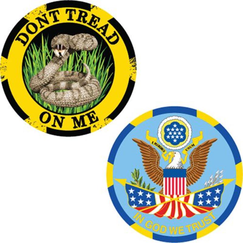 Picture of Eagle Emblems CH3702 Challenge Coin - Dont Tread on Me - 1.75 in.