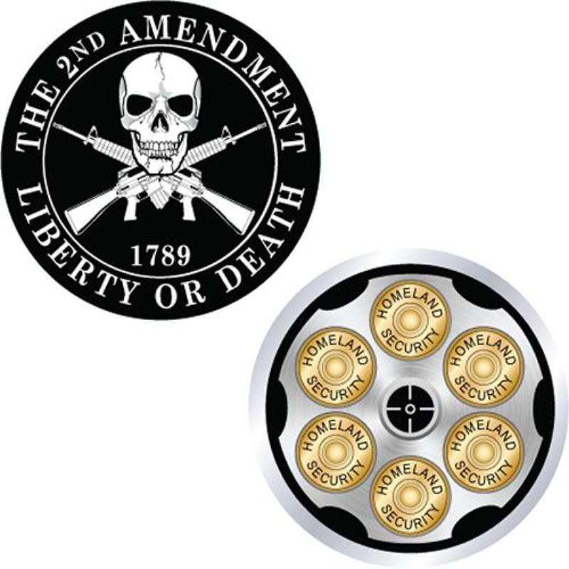 Picture of Eagle Emblems CH3705 Challenge Coin - 2nd Amendment - 1.75 in.