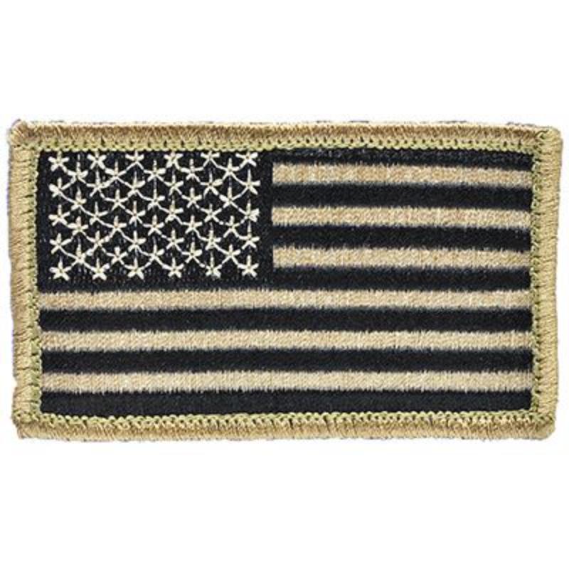 PM0120V Patch - Flag, USA, Ocp Left - Cloth Hook & Eye - 3.38 x 2 in.