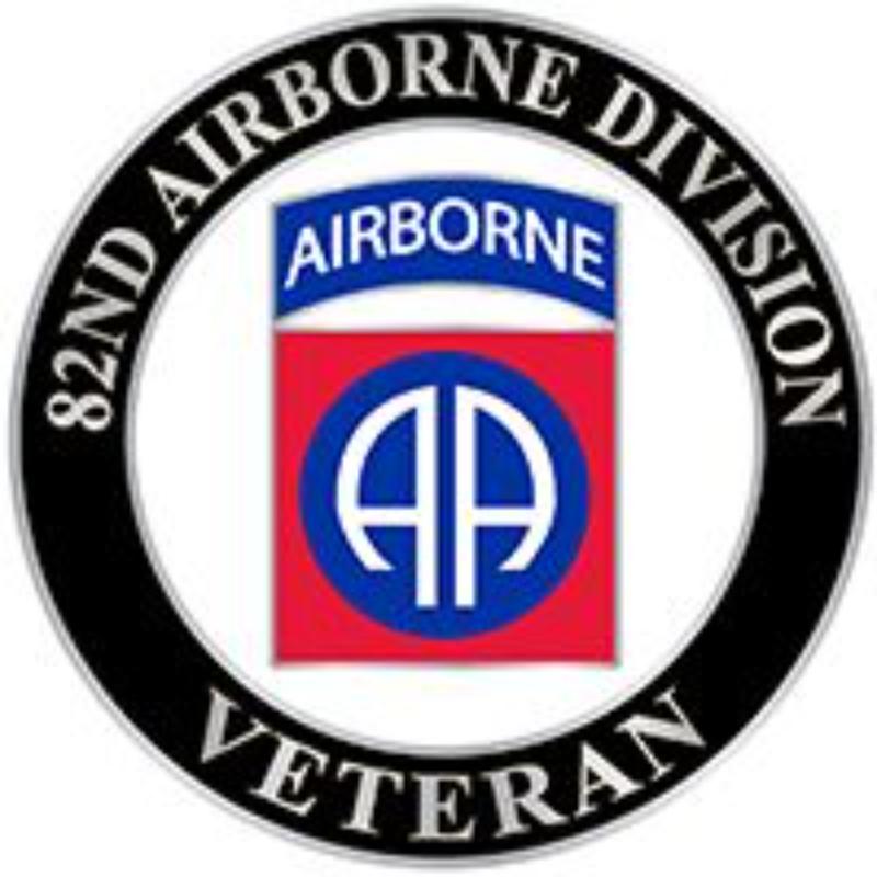P15525 Pin - Army, 82nd Airborne Veteran - 1 in.