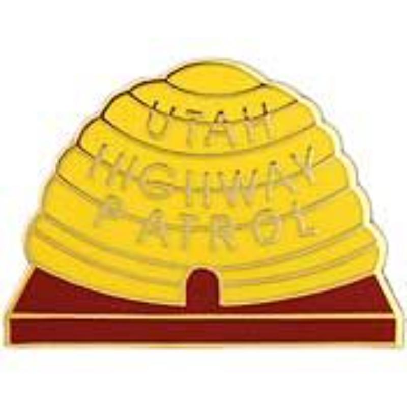 Picture of Eagle Emblems P02544 Pin - Police Patch&#44; Utah - 1.625 in.