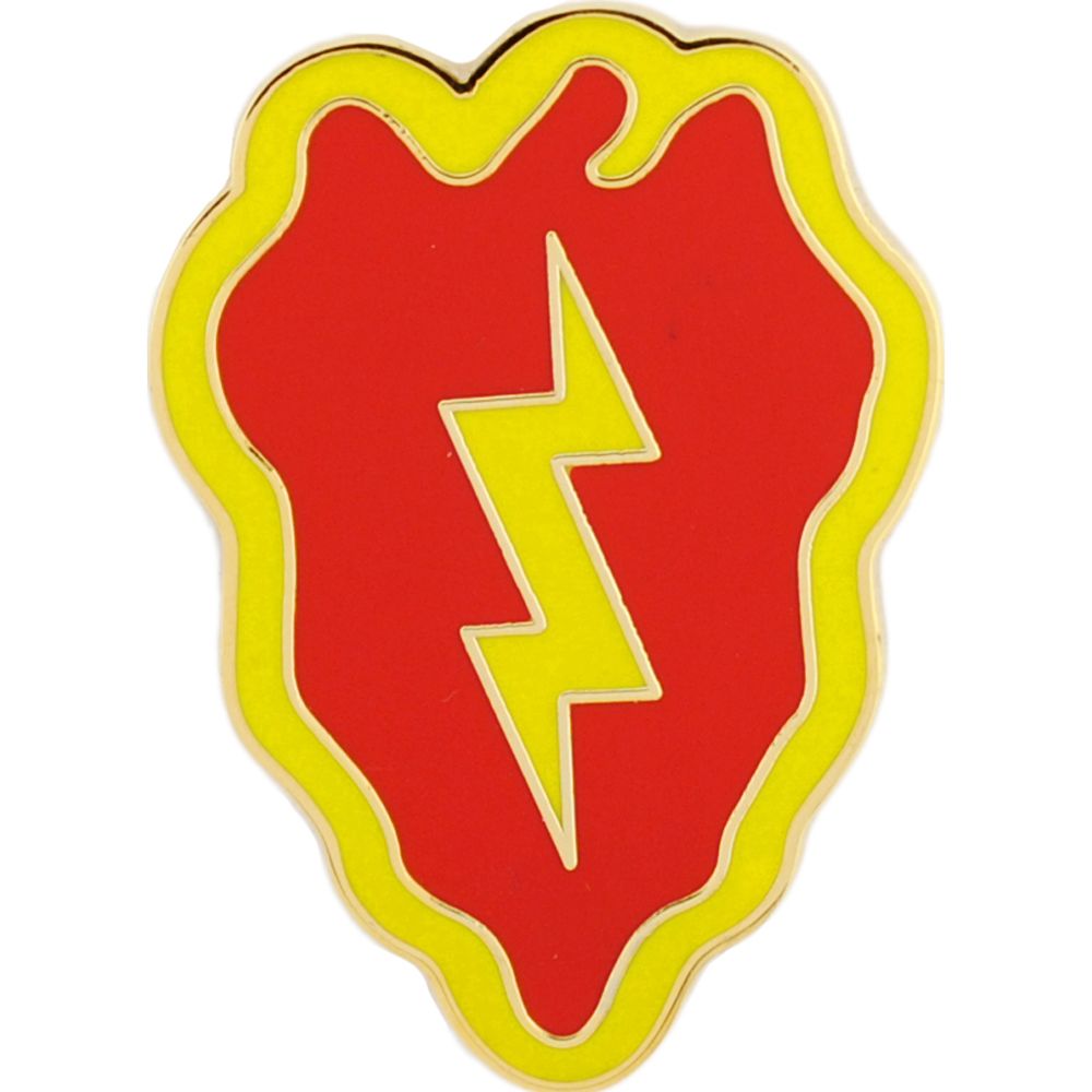 Mini Pin - Army 25th Infantry Division - 0.63 in. - Durable Design