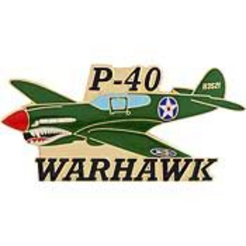 P16028 Pin - APL, P-40 Warhawk - 2.25 in.