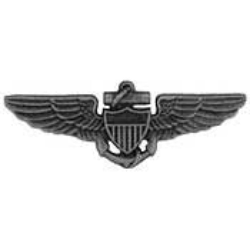 P16169 Wing Pin - USN & USMC, Aviator - Pewter - Large - 2.75 in.