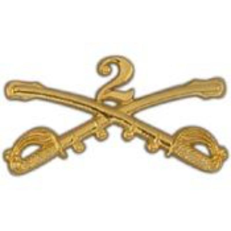 P16190 decal - Army, Cavalry Swords, 2nd - 2.25 in.