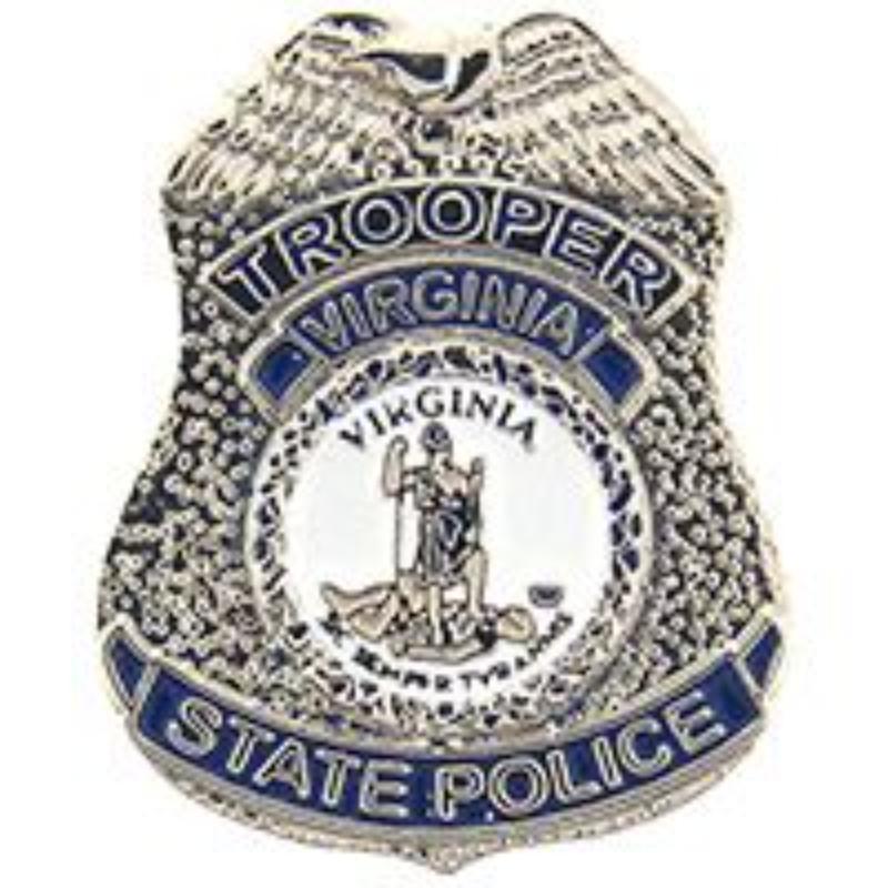 P02646 Pin - Police decal, Virginia - 1 in.
