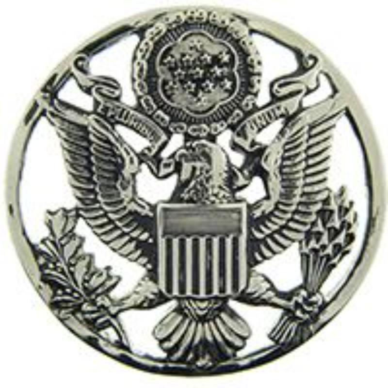 P40220 decal - USAF, Enlisted - Pewter - 1.75 in.