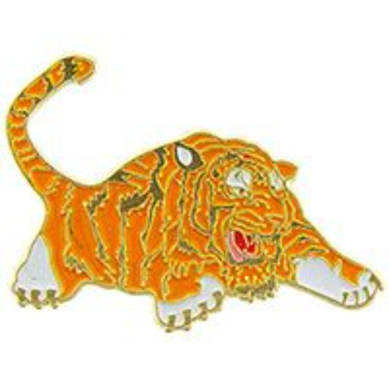 P61438 Pin - Cat, Tiger - 1 in.