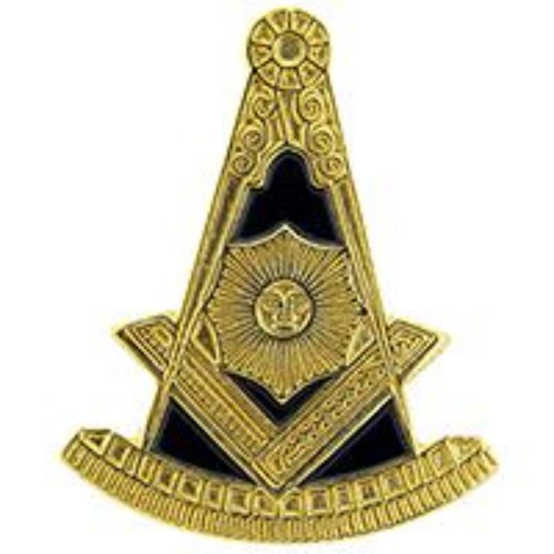 P61911 Pin - Orange, Masonic Club Trb - 1 in.