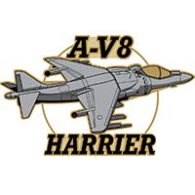 P62313 Pin - APL, Av - 8 Harrier, Camo - 1.5 in.