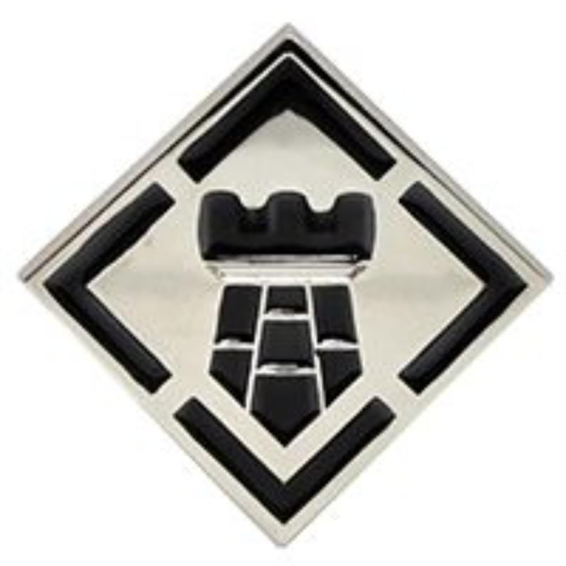 P62495 Pin - Army, 20th Engineer Brigade - Silver & Black - 1.125 in.