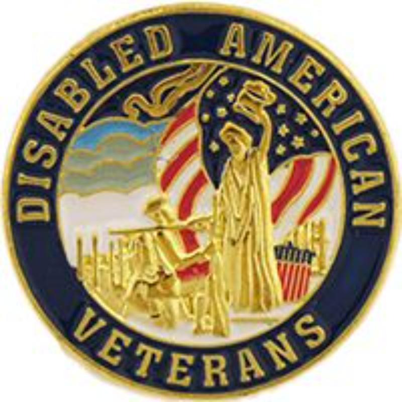 P62559 Pin - Disabled American Veteran - 0.88 in.