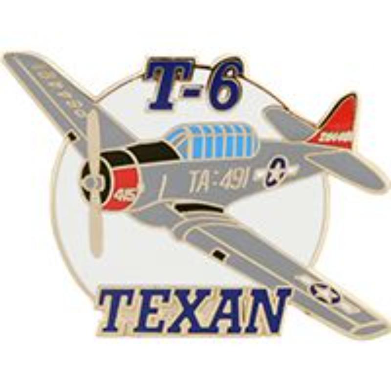 P62732 Pin - APL, T-6 Texan, Grey - 1.25 in.
