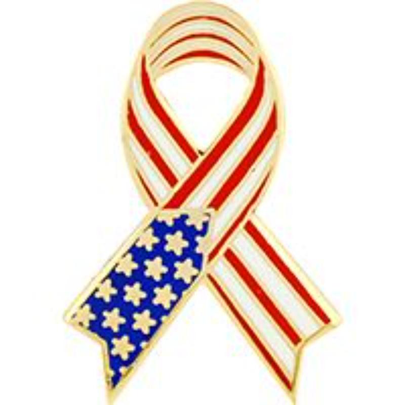 P62962 Pin - USA, Ribbon - 1.125 in.