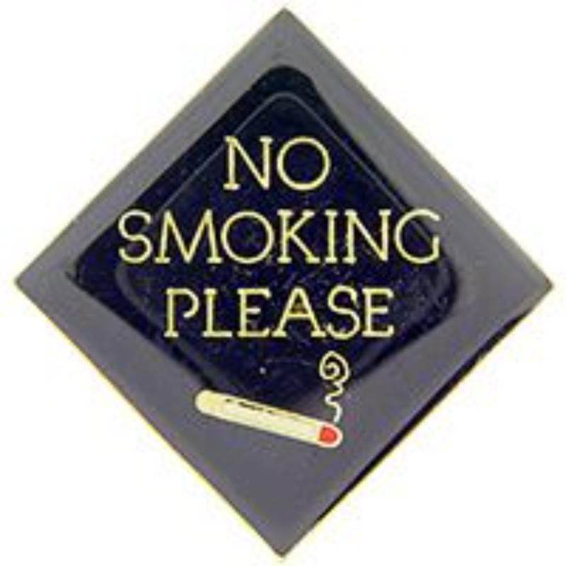 P63291 Pin - No Smoking, Please - 1 in.