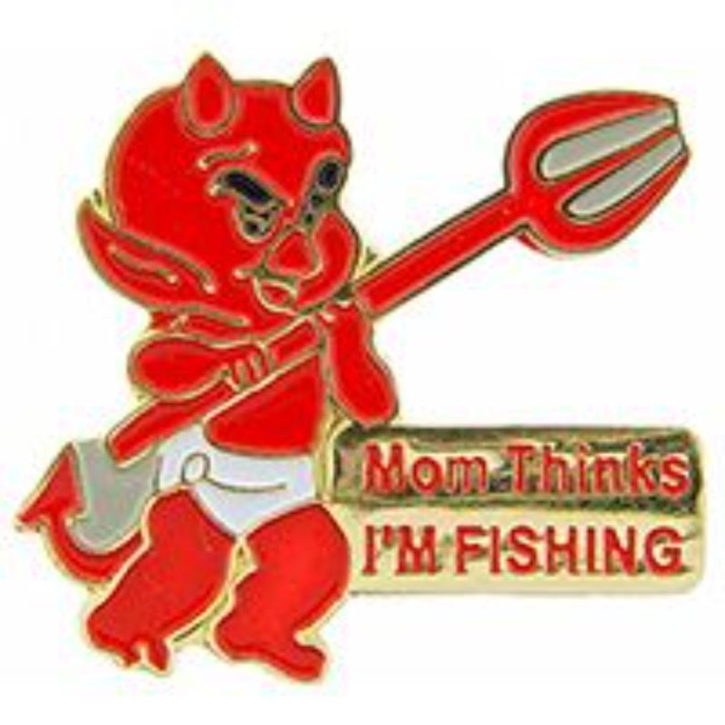 P63587 Pin - Mom Thinks Im - 1 in.