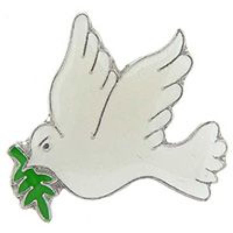 P63628 Pin - Bird, Dove - 1 in.