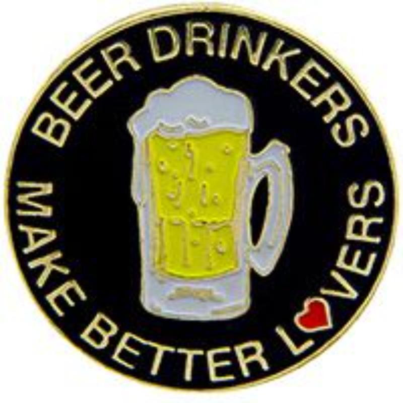 P66110 Pin - Beer Drinkers - 1 in.