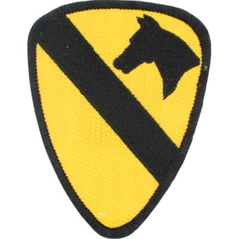 Picture of Eagle Emblems PM0018 Patch - Army&#44; 1st Cavalary Division - 3 Piece - 3.5 in.