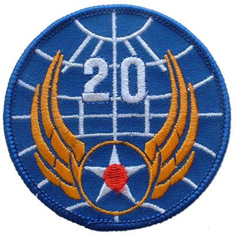 PM0158 Patch - USAF, 20th - 3 in.