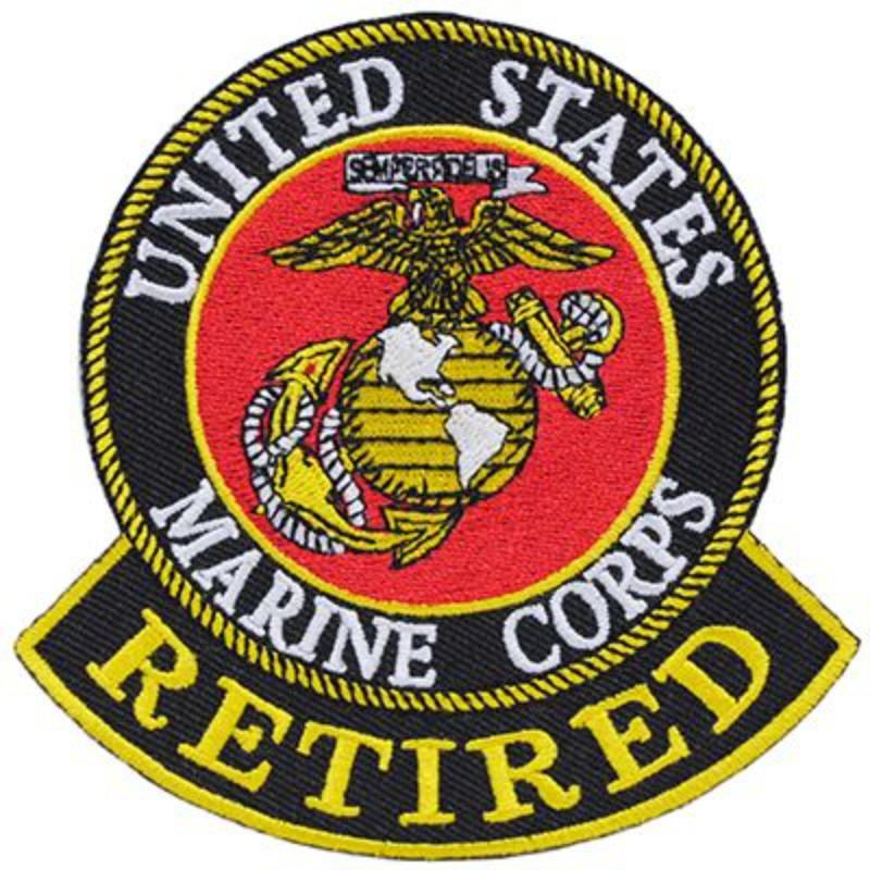 PM0258 Patch - USMC Logo, Retired - 3.63 in.