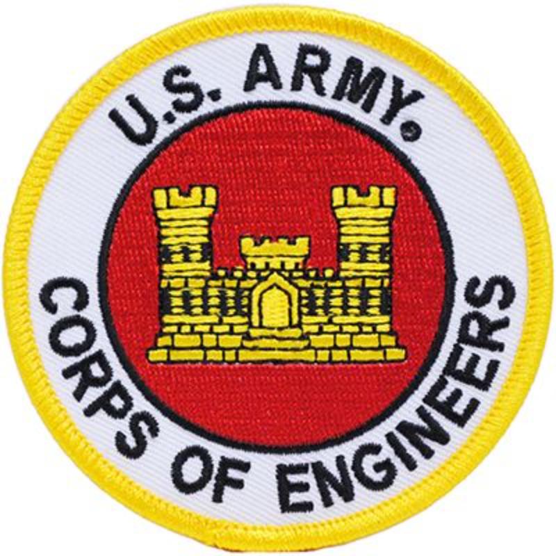 PM0265 Patch - Army, Corps of Engineers - 3.63 in.