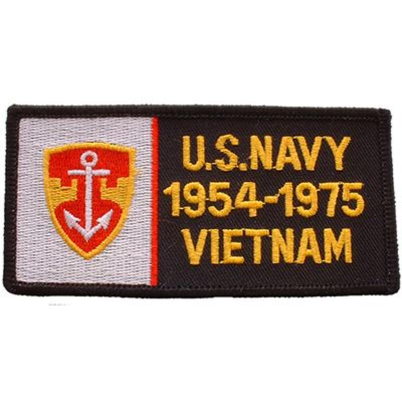 PM0328 Patch - Vietnam, decal, USN 1954-1975 - 4.13 x 2 in.