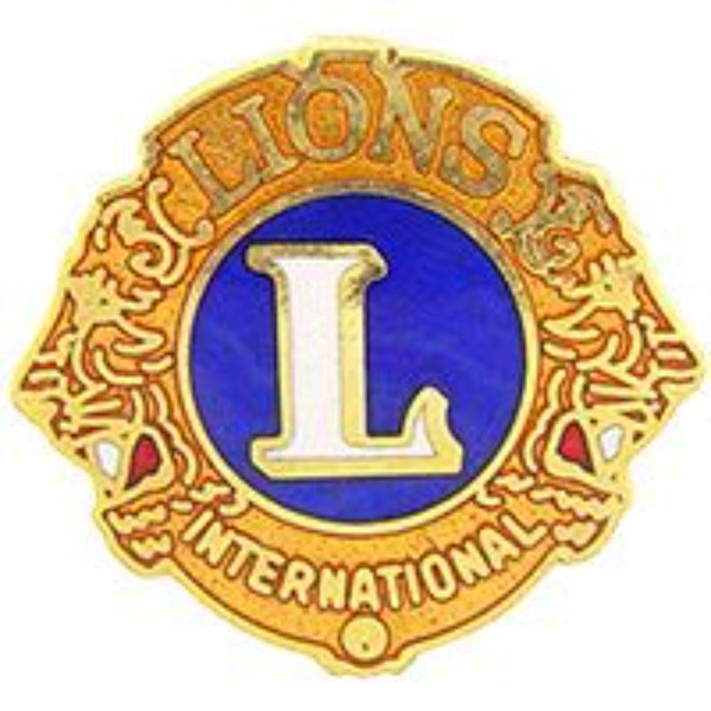 P05295 Pin - Orange, Lions Club - 0.94 in.