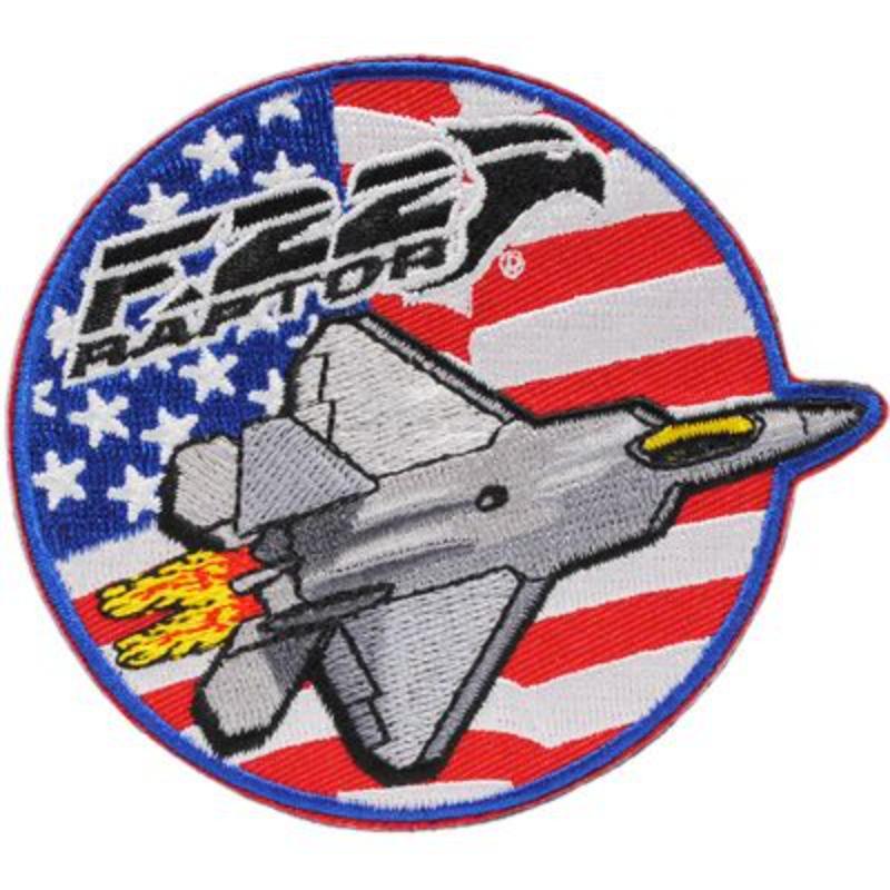 PM0380 Patch - USAF, F22 Raptor - 3.63 in.