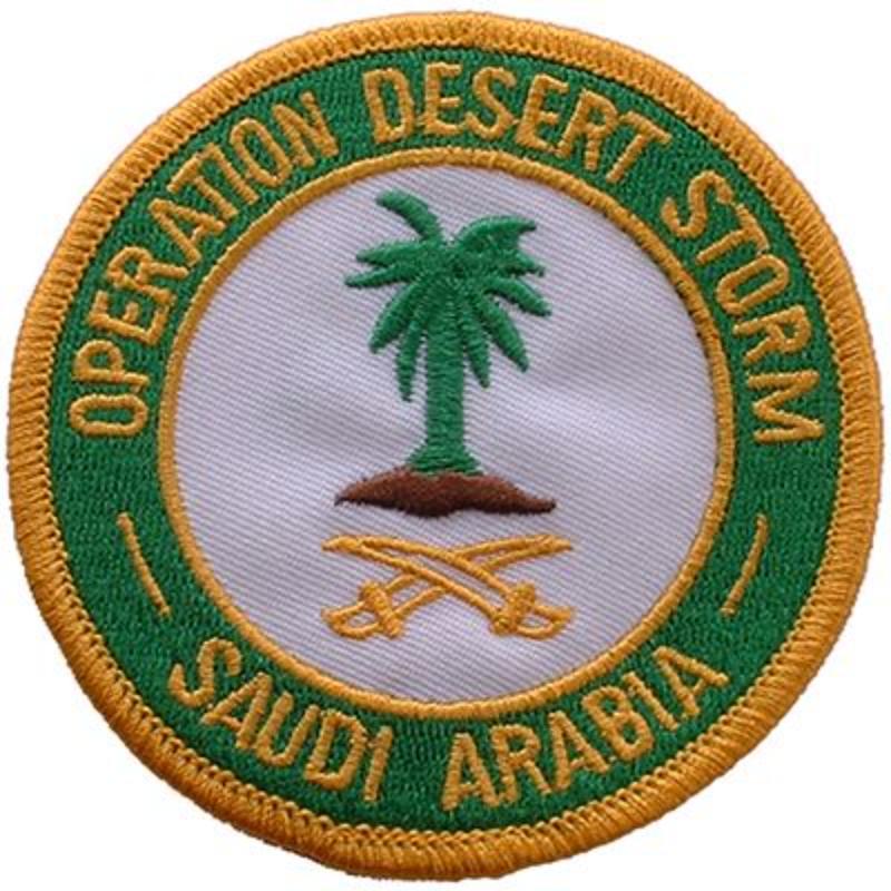 PM0412 Patch - Desert Strom Saudi-Arabia - 3.63 in.