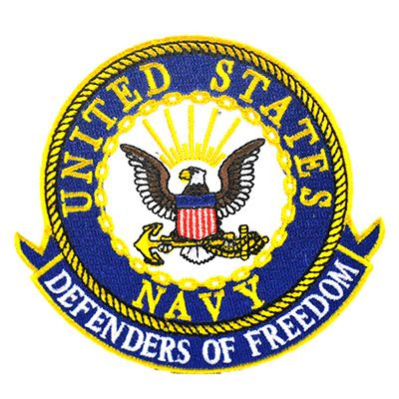PM0466 Patch - USN, Defenders of Freedom - 3.5 in.