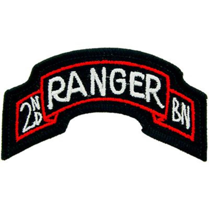 PM0610 Patch - Army, Tab, Ranger.2nd - Clear - 3.63 x 1.62 in.