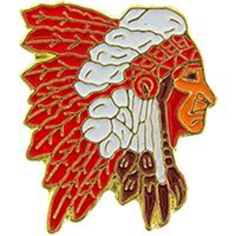 P05340 Pin - Indian, Chief - 1 in.