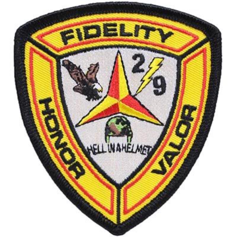 PM0649 Patch - USMC, 2Nd Bn 9th - 3.25 in.