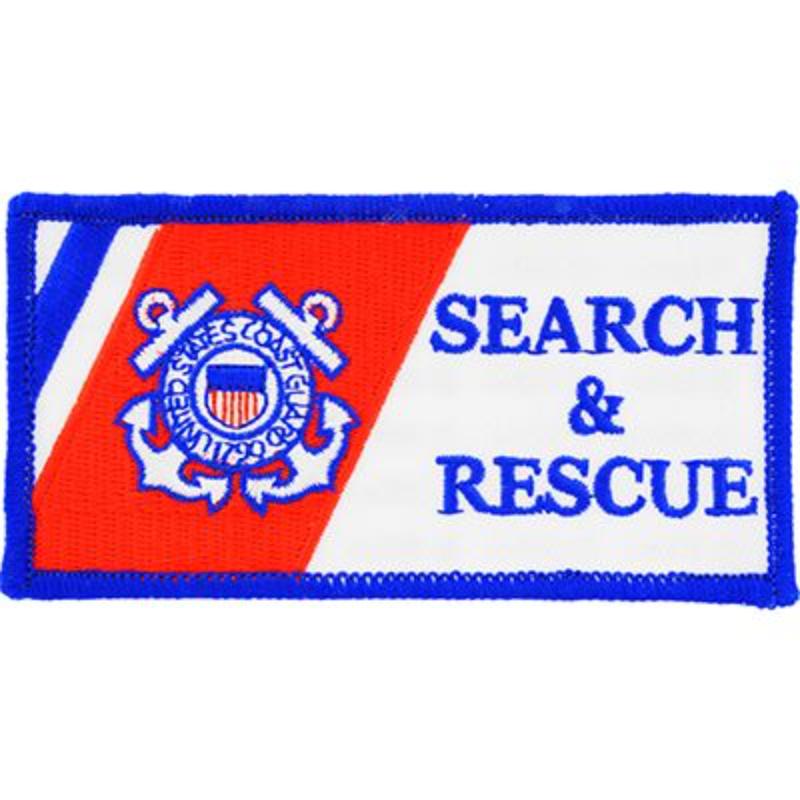 PM0678 Patch - United States Coast Guard, Search & Rescue - 3.75 in.