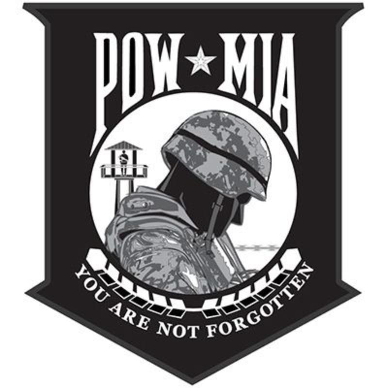 PM0866 Patch - Pow Mia 3D - 3.5 in.